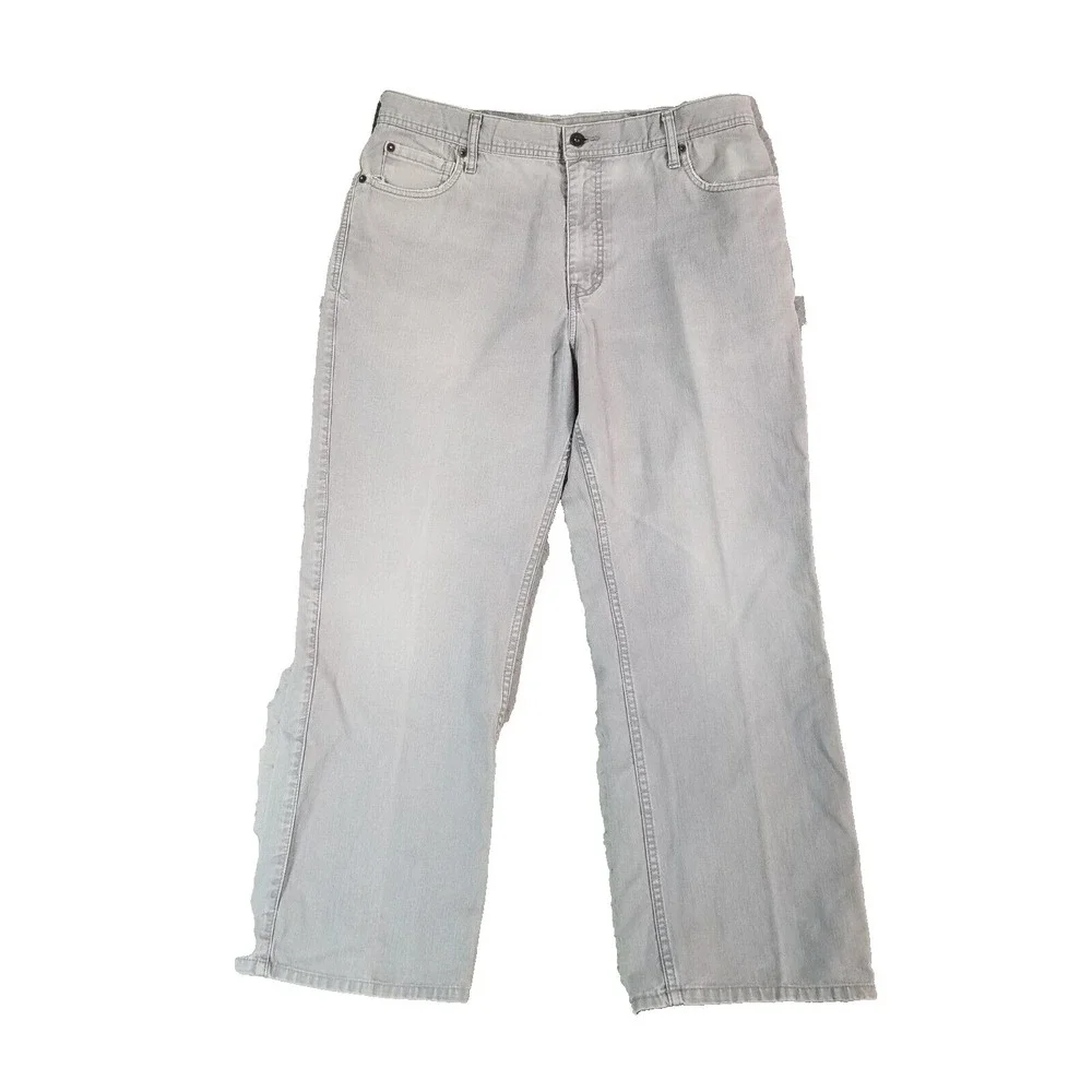 Levi's Docker jeans men's 36x29 Gray relaxed fit denim pants